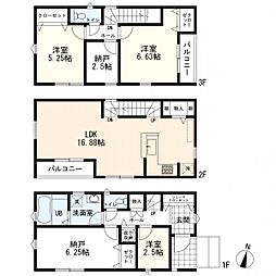 物件画像 リーブルガーデンエス戸手4丁目II　新築一戸建て　10号棟
