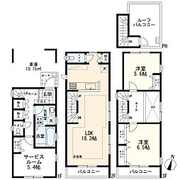 物件画像 川崎区中瀬2丁目 新築一戸建て 5号棟