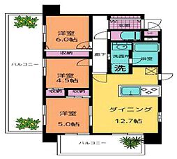 間取図画像 3LDK