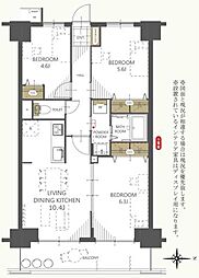 間取図画像 3LDK