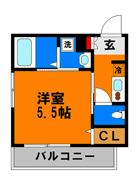 MELDIA東千葉III 101｜千葉県千葉市中央区祐光1丁目(賃貸アパート1K・1階・19.14㎡)の写真 その3