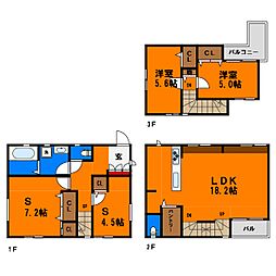 都賀駅 18.5万円