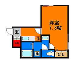 カサ・アルブスト 408 ｜ 千葉県千葉市中央区新千葉3丁目3-8（賃貸マンション1K・4階・27.77㎡） その2