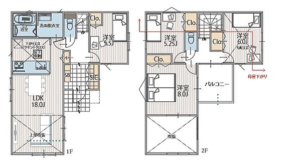 間取りを拡大表示