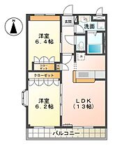 グランディール高尾  ｜ 佐賀県唐津市呼子町呼子（賃貸アパート2LDK・2階・57.33㎡） その2