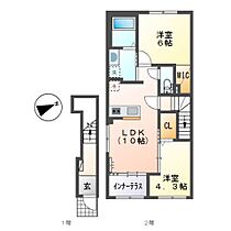 佐賀県唐津市長谷（賃貸アパート2LDK・2階・53.90㎡） その2