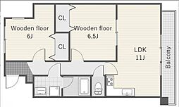 メゾン・ド・エピス 2LDKの間取図画像