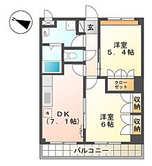 物件の間取り