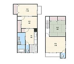村崎アパート 4DKの間取図画像