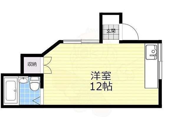 塩川ワンルーム ｜兵庫県川西市小花１丁目(賃貸テラスハウス1R・2階・22.87㎡)の写真 その2