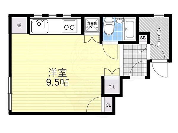 ハーツアベニュー ｜大阪府豊中市曽根南町１丁目(賃貸マンション1R・3階・24.00㎡)の写真 その2