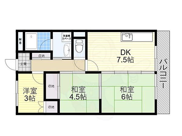 ラ・ヴィオラ桃山台 ｜大阪府豊中市上新田３丁目(賃貸マンション3DK・4階・50.00㎡)の写真 その2