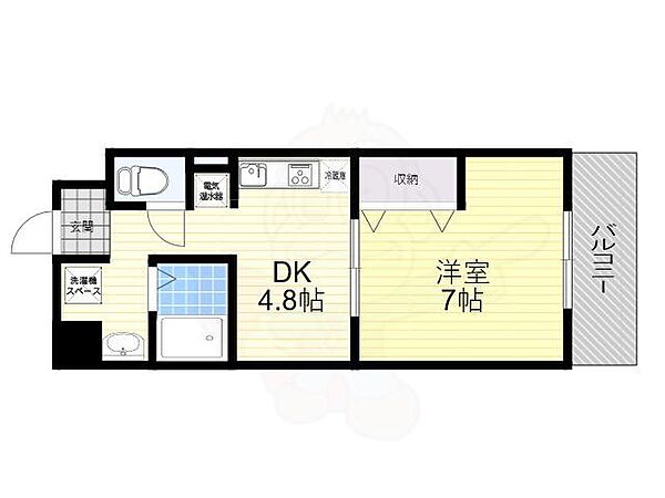 大阪府吹田市南金田２丁目(賃貸マンション1DK・11階・28.74㎡)の写真 その2