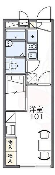 KAZU ｜大阪府池田市豊島南１丁目(賃貸アパート1K・2階・22.35㎡)の写真 その2