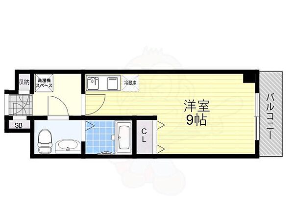 大阪府豊中市南桜塚１丁目(賃貸マンション1R・1階・24.94㎡)の写真 その2