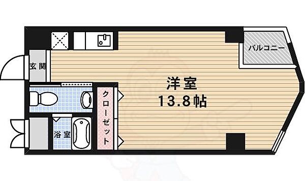 ラークスパ岡町 ｜大阪府豊中市岡町北１丁目(賃貸マンション1R・6階・29.92㎡)の写真 その2