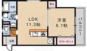 サンク ウイステリア  ｜ 大阪府池田市神田３丁目19番18号（賃貸アパート1LDK・2階・41.20㎡） その2