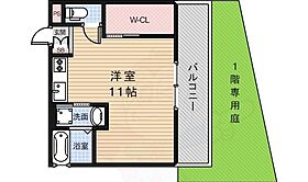 グロワール池田  ｜ 大阪府池田市旭丘３丁目（賃貸アパート1R・1階・29.60㎡） その2