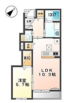 兵庫県姫路市保城（賃貸アパート1LDK・1階・43.20㎡） その2