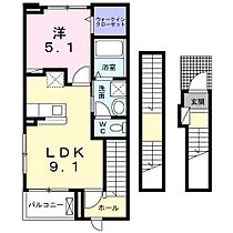 兵庫県姫路市龍野町3丁目（賃貸アパート1LDK・3階・42.20㎡） その2