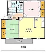 兵庫県神戸市垂水区西舞子7丁目（賃貸テラスハウス2LDK・2階・62.15㎡） その2