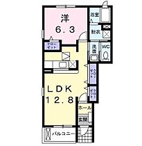 兵庫県明石市松江（賃貸アパート1LDK・1階・46.49㎡） その2