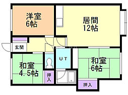 ヴィレッジM 3LDKの間取図画像