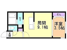 間取図画像 1LDK