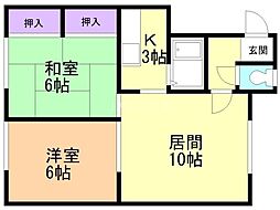 コーポ新道第二 2階