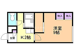 レオパレスミルキー ウェイ 2階