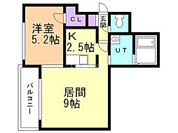 間取図画像 1LDK