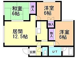 エストラージュ西野弐番館 1階