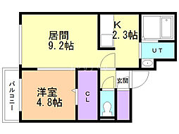 間取図画像 1LDK