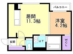 間取図画像 1LDK
