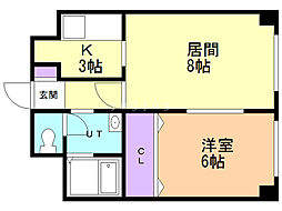 間取図画像 1LDK