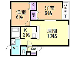 ウィスタリアI 1階