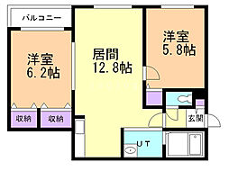 ハピネス八軒 1階/105