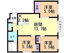 物件の間取り
