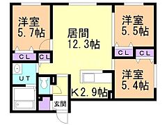 物件の間取り