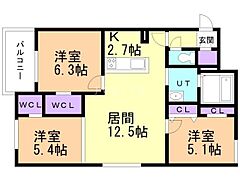 物件の間取り