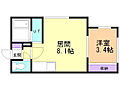 パスカル山の手2階3.3万円