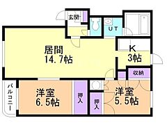 物件の間取り