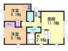 物件の間取り