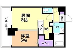 MJsquare KOTONI 1LDKの間取図画像