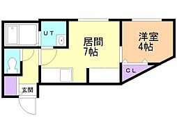Trulli 1DKの間取図画像