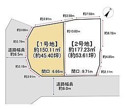 売土地　八幡市八幡石不動1号地