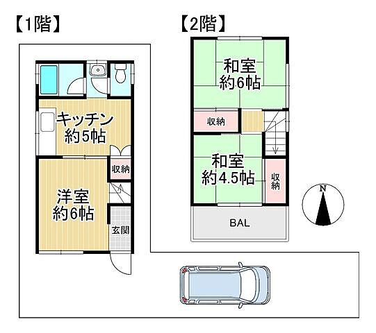 間取り 八幡市八幡双栗