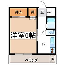 ユースハイツ  ｜ 長野県松本市宮渕１丁目（賃貸マンション1K・3階・21.45㎡） その2