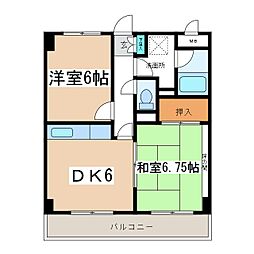 間取図画像 2DK