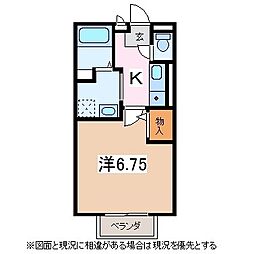 間取図画像 1K